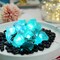 Natural Fluorite String Lights Battery Operated with Remote Sea Glass Raw Stones Decorative Lights 6.5ft 20 LEDs String Lights for Bedroom Party Indoor Christmas Wedding Decor